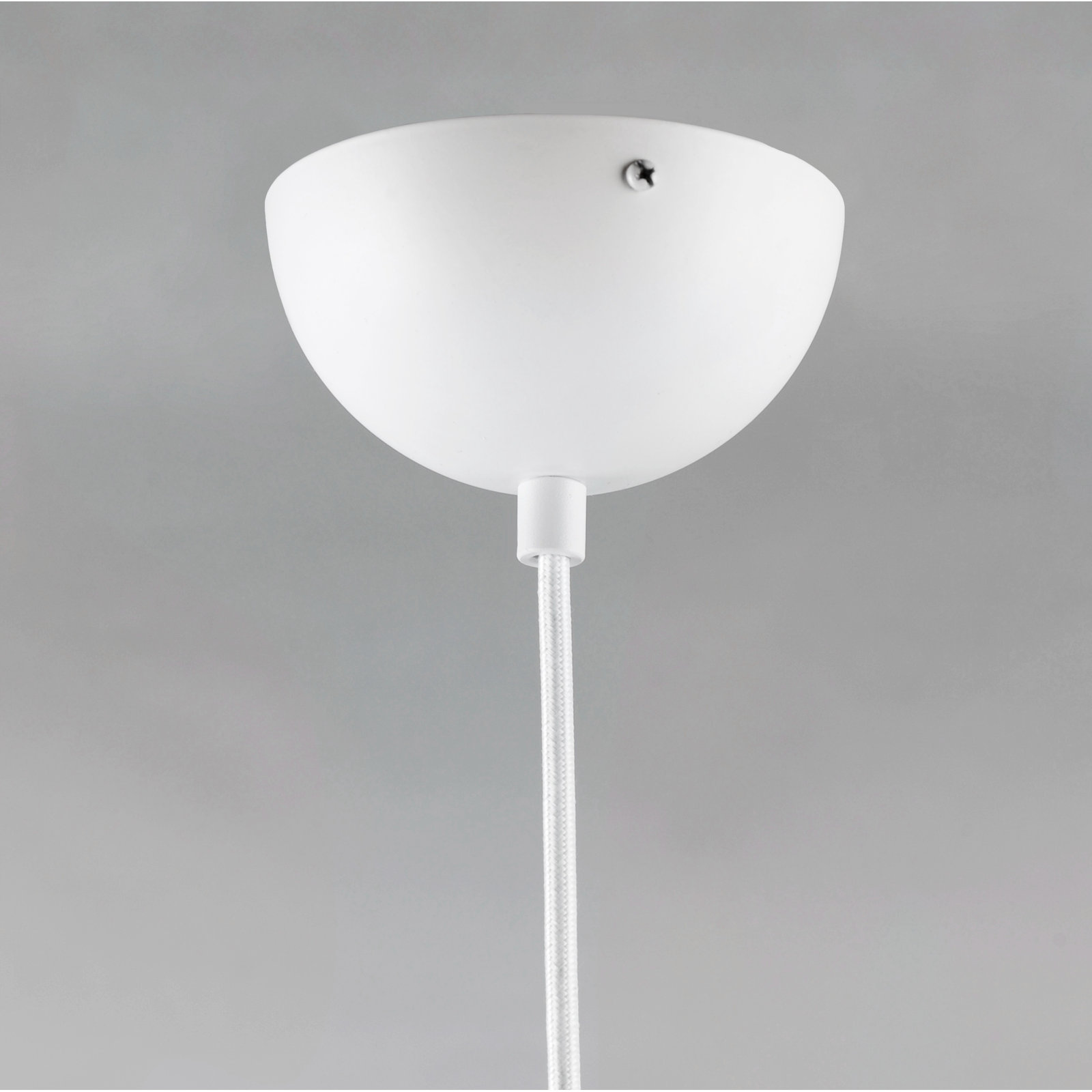 Johnston 1-Light Dimmable Integrated LED Single Pendant , Matte White, 9.5" H x 12.5" W x 12.5" D