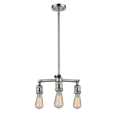 Hessle 3 - Light Dimmable Classic / Traditional Chandelier