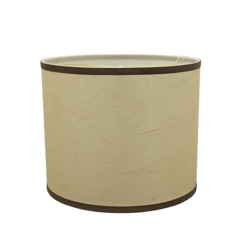 10'' H Faux Silk Fabric Drum Lamp Shade