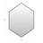 Modern Metal Framed Hexagon Wall Mirror-566911147-566911144