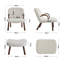 Kepper Upholstered Armchair with Footstool