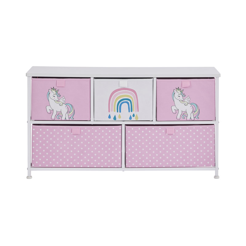 Unicorn 5 Drawer Storage Chest