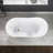 67" x 32" Freestanding Soaking Acrylic Single Slipper Bathtub with Reversible Drain-56335180