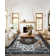 Rectangle Shivon Area Rug with Non-Slip Backing