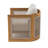 Outdoor Solid Wood Single Sofa With Cushions