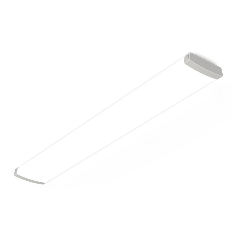 48" White Glass LED Commercial Strip Light