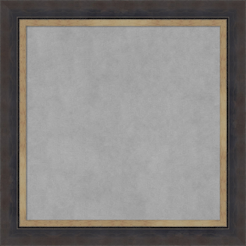 Tableau magnétique encadré martelé, H 25 po x l 25 po
