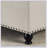 Large square storage ottoman with wooden legs, Upholstered button tufted coffee table-115824534
