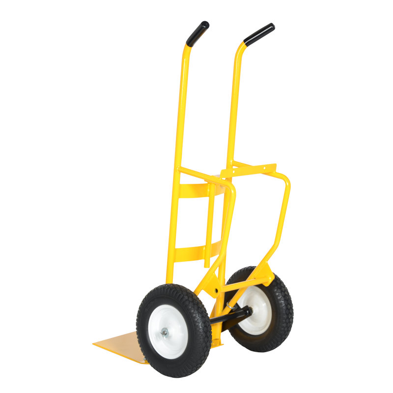 Camion-tambour d'une capacité de 500 lb, H 59,8125 po x l 26,75 po x P 28,9375 po