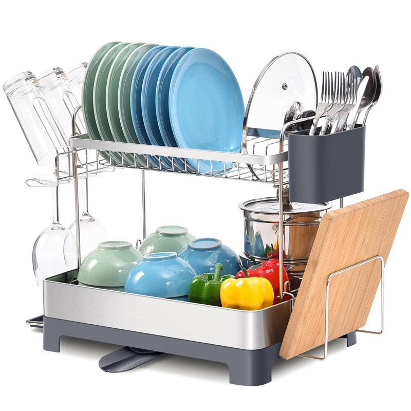 Laurena Stainless Steel Dish Rack