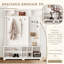 Banc de rangement 9 paires pour chaussures