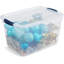 Bacs de rangement transparents avec couvercles Rubbermaid-101700735