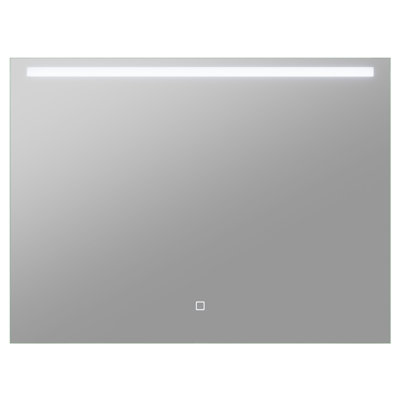 ANZZI Rectangular Frameless LED Back Lighting Bathroom Mirror with Defogger