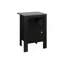Table d'appoint, côté, bout, table de chevet, lampe, rangement, salon, chambre à coucher, noir, transitionnel-1059060304