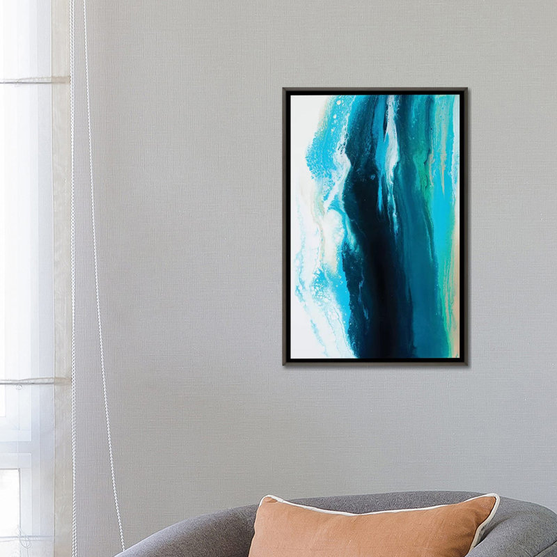 Risen by Spellbound Fine Art - Painting Print, Gray Framed Canvas, 26" H x 18" W x 1.5" D, No Mat
