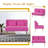 High-end 2-Seater Velvet Loveseat Couch With Pillows For Living Room-1463661095