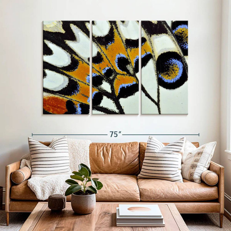 Butterfly Wing Close Up, 42" H x 65" W