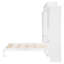 Grand lit escamotable peu encombrant, fabrication en bois, style moderne pour la maison