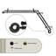 Ensemble de tringle à rideaux double et quincaillerie pour fenêtre de coin hélicoïdal Heavener-1088950629-1088950627