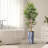 Artificial Tree in Geometric Pattern Planter Fake Bamboo Silk Tree (Plant Pot Plus Tree)-103593081