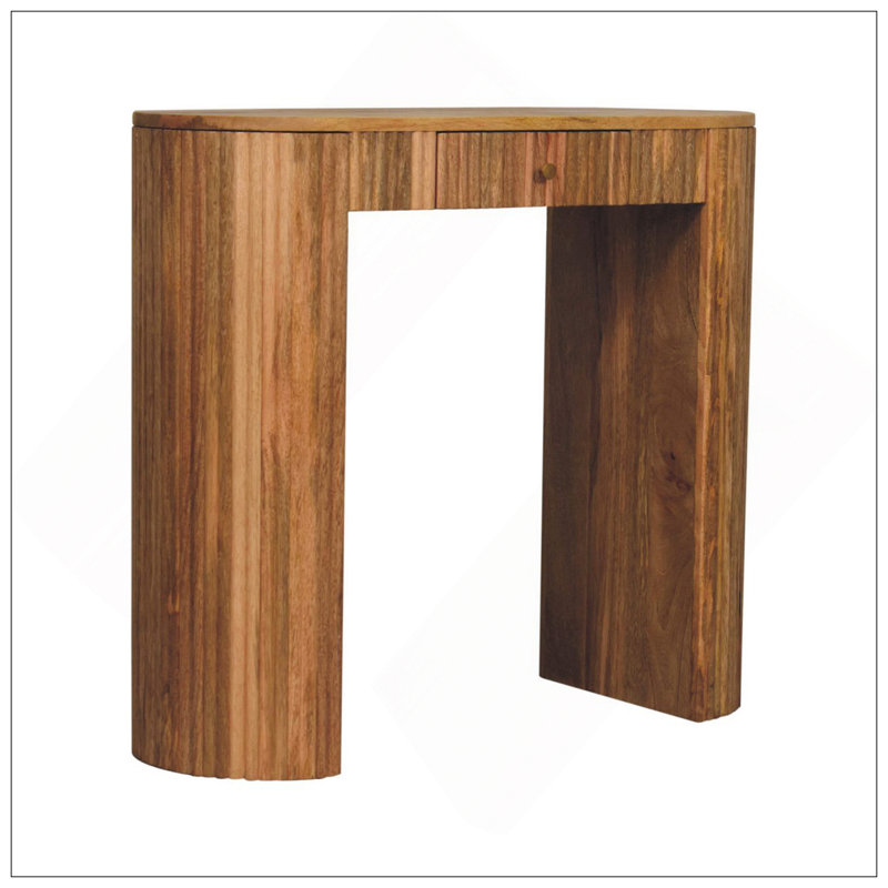 Console droite en bois massif Soba