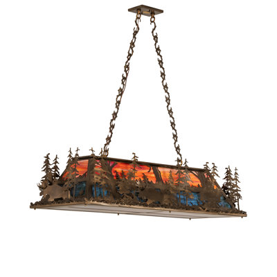 Luminaire suspendu long orignal 53 po