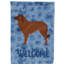 Caniche en polyester à 2 côtés 40 x 28 po standard welcome drapeau maison-957493182