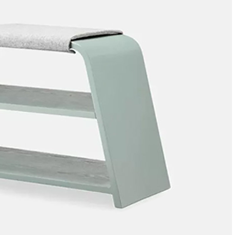 Tabouret à langer 28,3 po, Vert / Gris
