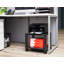 Mind Reader Rolling Printer Cart, Utility Cart, Printer Stand, Under Desk Storage, Office, 17.25"L x 13.5"W x 14.25"H