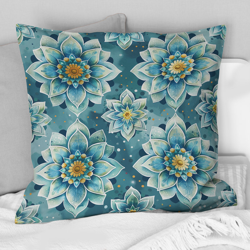 Coussin Boho, H 16 po x l 16 po