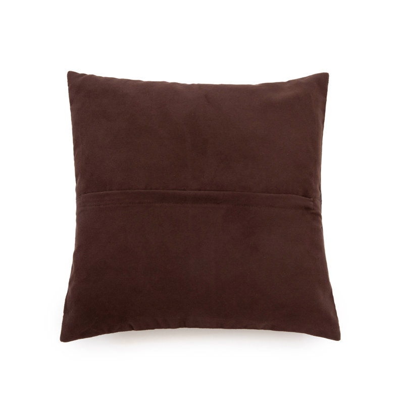 Nayema Cushion Cover, Square, 40cm H x 40cm W, Chocolate