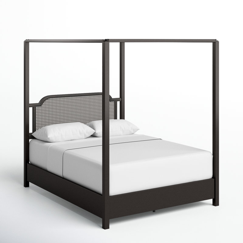 Elyse Metal Canopy Bed, Queen
