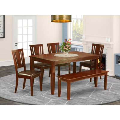 Sisneros Solid Wood Dining Set