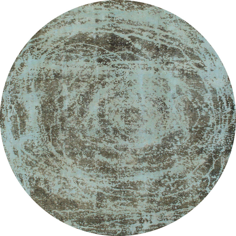 Tapis abstrait moderne 850, Rond 7 pi