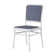 Parc Aluminum Outdoor Stacking Dining Side Chair with Cushion