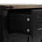 Rolling Kitchen Island With Power Outlet, Drop Leaf, Spice Rack, Drawer, 53.5''W X 28.47''D 36.5''H, Black Style Cart, 36.5''H For Use