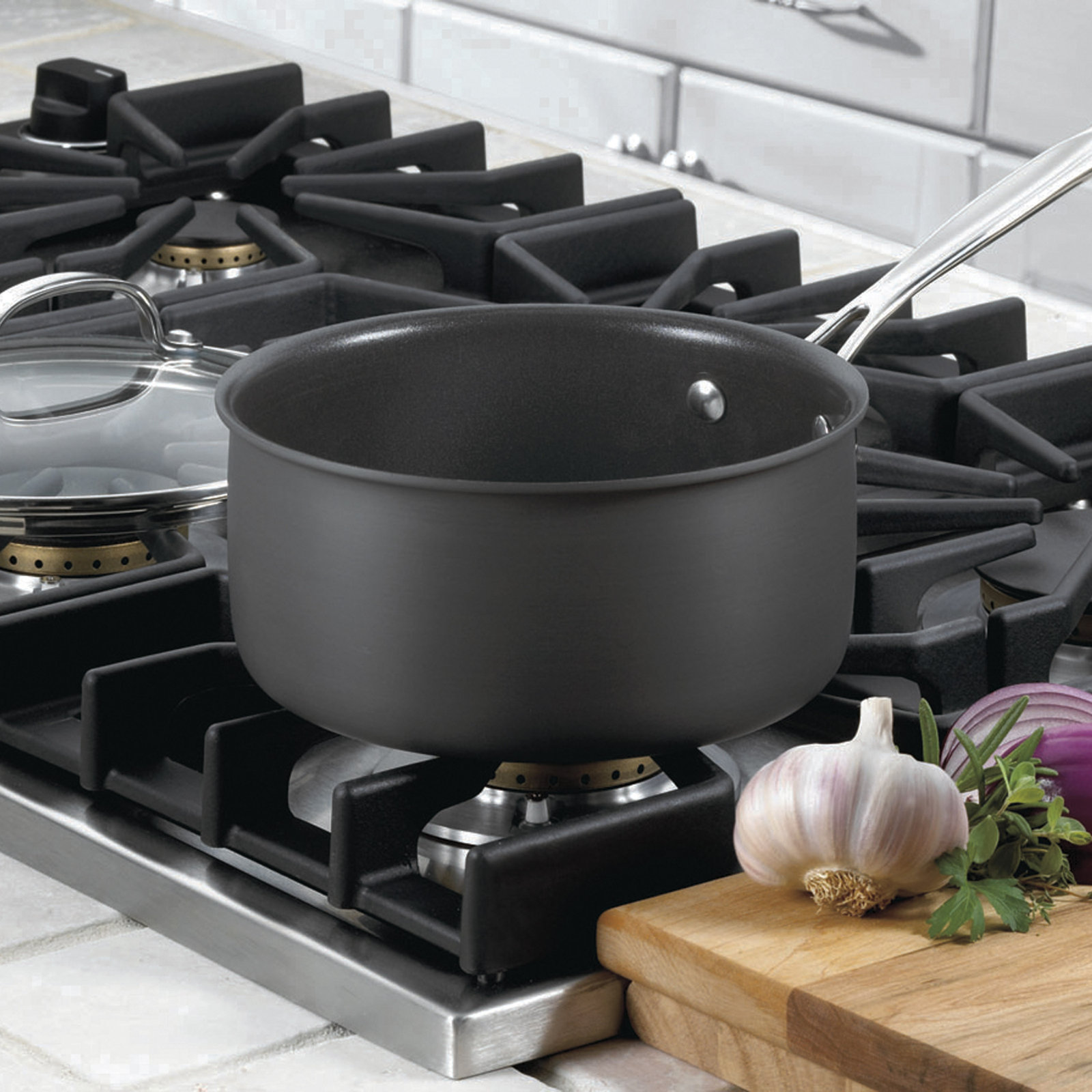 Non-Stick Hard-Anodzied Saucepan, 2 qt.