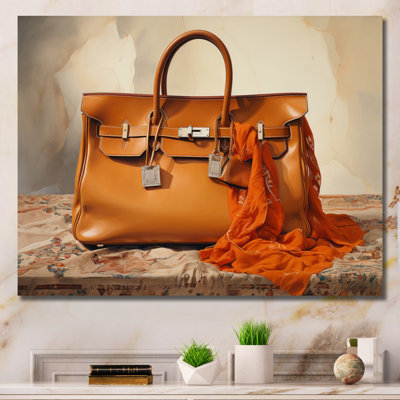 " Minimalim Brown Handbag "
