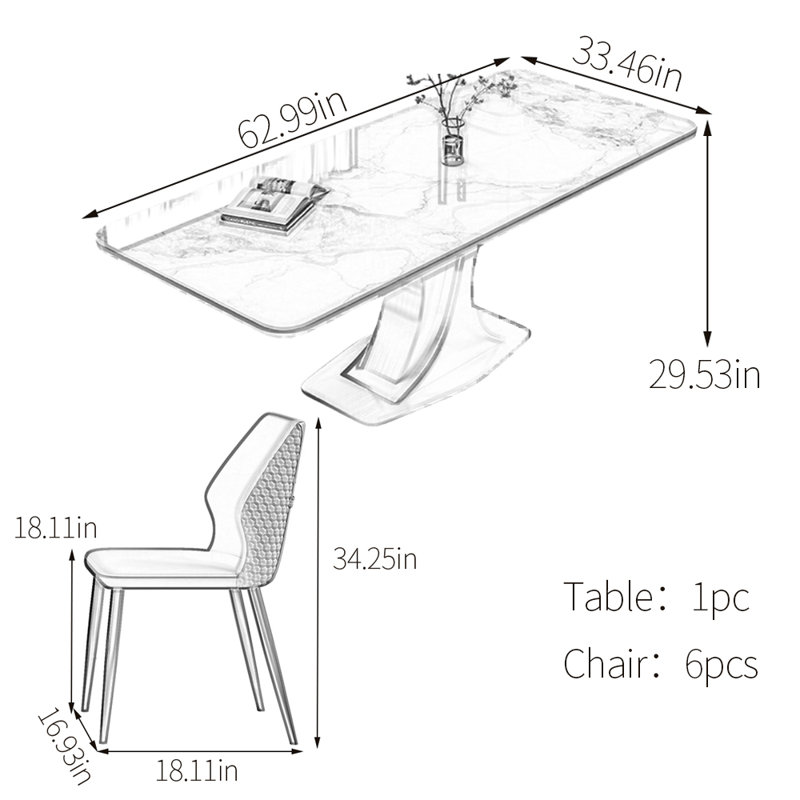Marler, 29.53"H x 62.99"L x 33.46"W
