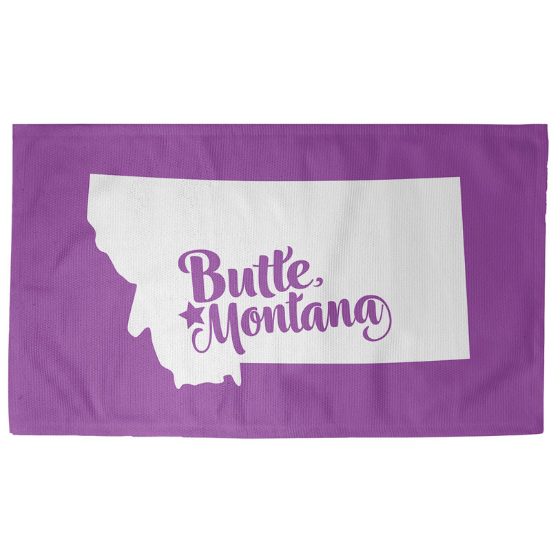 Tapis de zone mauve montana butte, Rectangle 5 pi x 7 pi