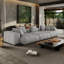 Canapé rembourré, canapé modulaire surdimensionné à 3 places avec canapé modulaire et canapé modulaire à assise profonde pour salon et chambre à coucher-383917619-380755368