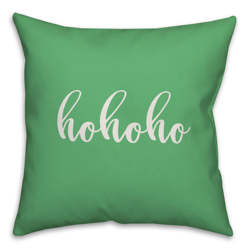 Coussin Hohoho, Vert clair, Coussin décoratif
