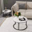 Ensemble de 2 tables basses gigognes Jakesha