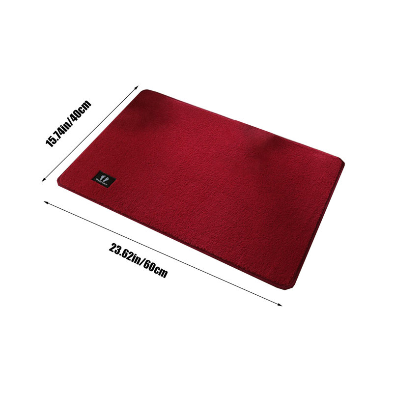  Tapis de salle de bain, Rouge