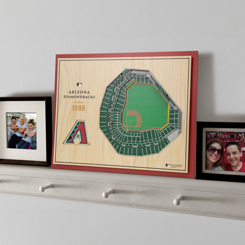MLB 5-Layer StadiumViews 3D Wall Art, Arizona Diamondbacks