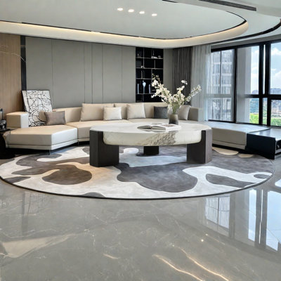 Minimalist Round Marble Coffee Table