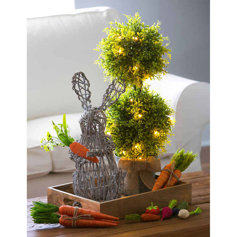 Topiaire buis artificiel 20" en pot