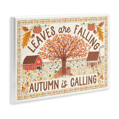 «Leaves Are Falling Scene» par Laura Marshall