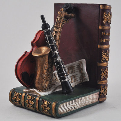 Traditional Resin Non-Skid Bookends