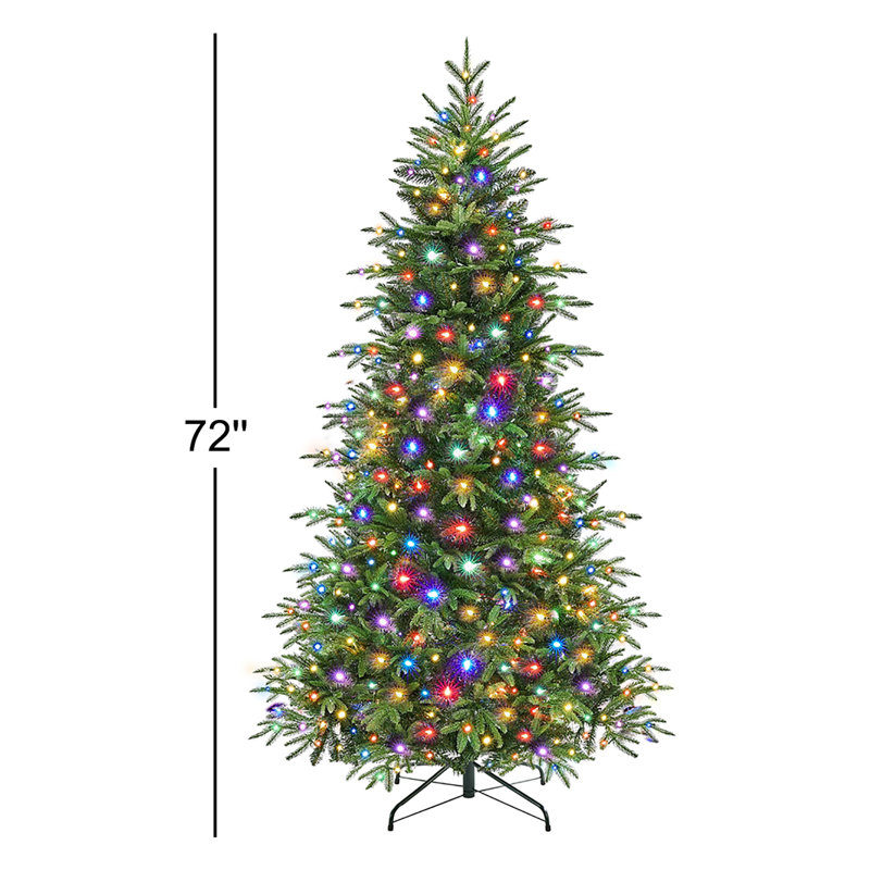 Arbre de Noël épinette pré-éclairé, 6'
